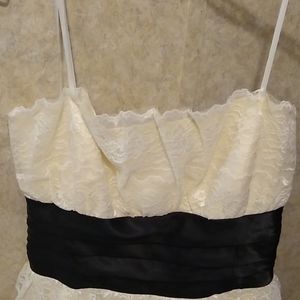 White/Cream Lace Prom/Formal dress